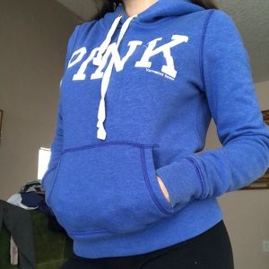 Victoria’s Secret Pink blue hoodie